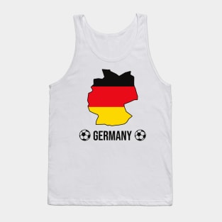 Germany Soccer Fan Country Germans Tank Top